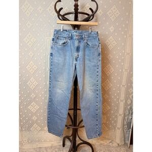 Levis 550 Relaxed Fit Jeans Mens 33x32 Light Wash Blue Vintage Denim Tapered Leg